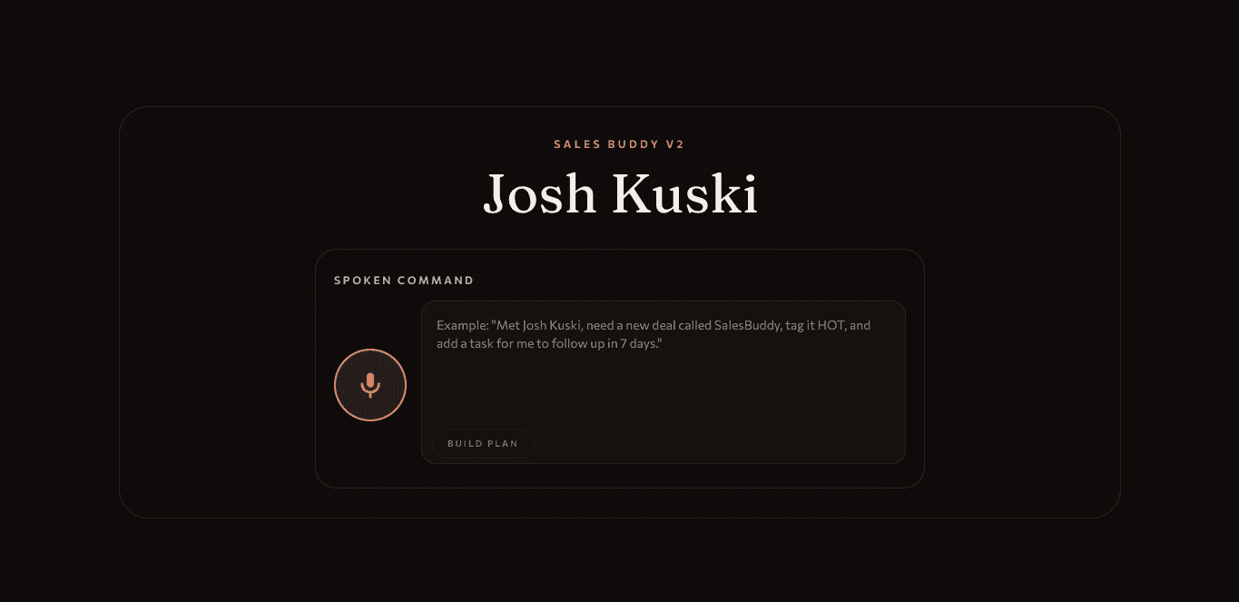 Sales Buddy project preview